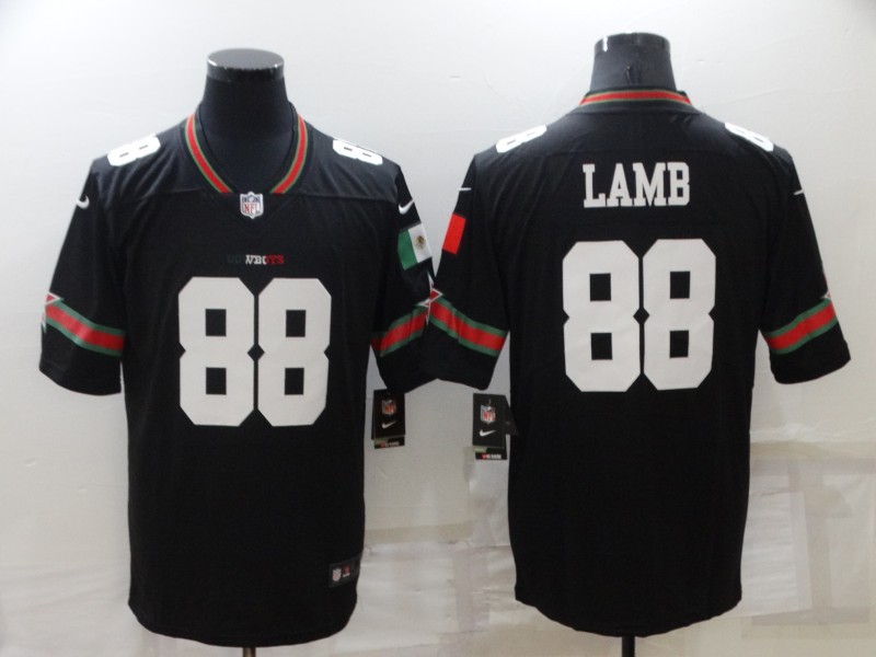 Men's Dallas Cowboys #88 CeeDee Lamb Black Mexico Stitched Jersey Men's Dallas Cowboys #88 CeeDee Lamb Black Mexico Stitched Jersey